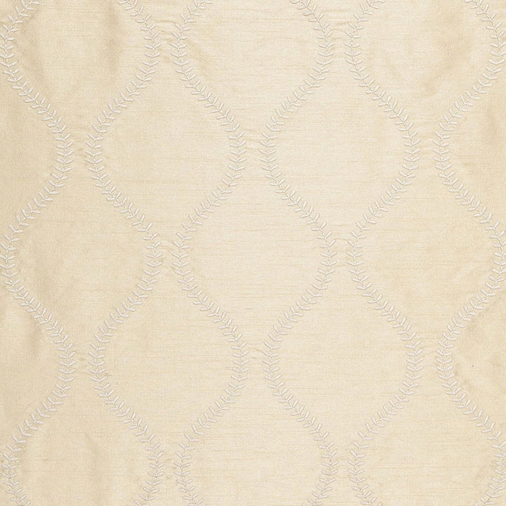 Agadir Embroidery Champagne 65752 by Schumacher Fabric Schumacher Fabric Agadir Embroidery Champagne 65752Fabric POLYESTER 100% INDIA </p><p>Repeat: H: HORZ. 3 1/4" (8CM) , V: VERT. 7 1/2" (19CM) 50.5 - Fabric Carolina -