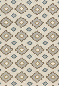 Sikar Embroidery Flax 65784 by Schumacher Designer Fabric