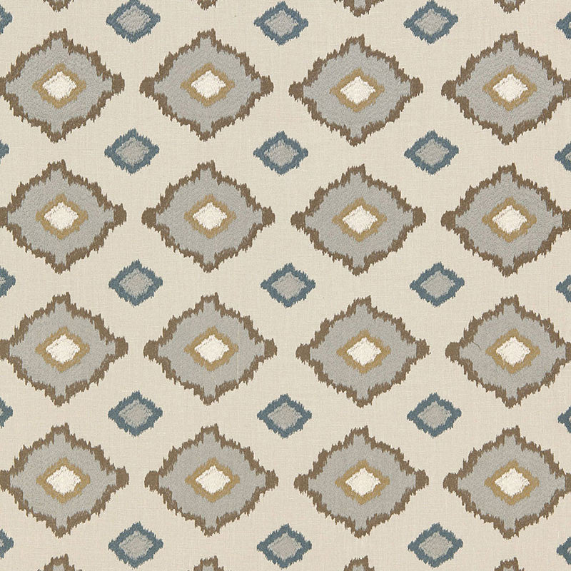 Sikar Embroidery Flax 65784 by Schumacher Fabric Schumacher Fabric Sikar Embroidery Flax 65784Fabric LINEN 61% INDIA </p><p>Repeat: H: HORZ. 5 3/4" (15CM) , V: VERT. 5" (13CM) 52 - Fabric Carolina -