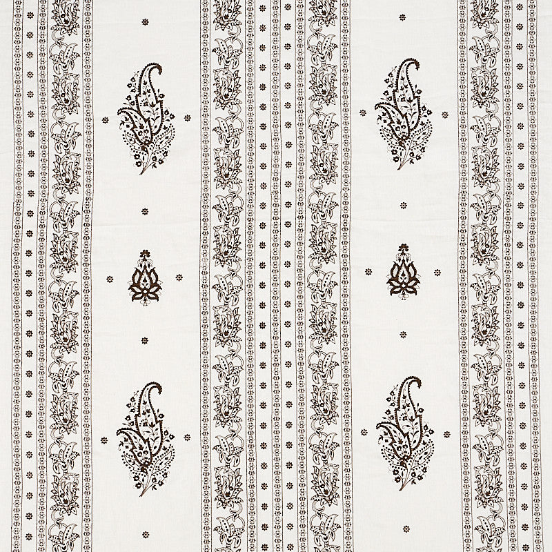Jaipur Brown 65801 by Schumacher Fabric Schumacher Fabric Jaipur Brown 65801Fabric LINEN 84% INDIA </p><p>Repeat: H: HORZ. 25" (63CM), V: VERT. 7 3/5" (20CM) 50 - Fabric Carolina -