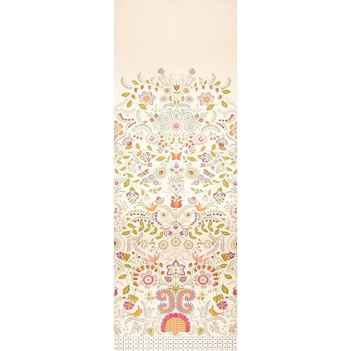 Orla Panel Magenta 5012150 by Schumacher Designer Wallpaper Bohemia 54.0" - Swanky Fabrics -