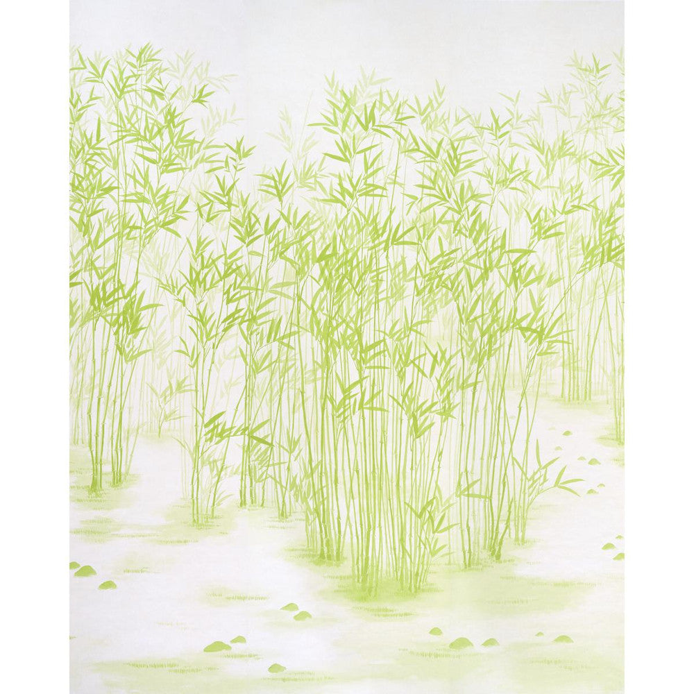 Kanji Green 5011790 by Schumacher Designer Wallpaper Perennial Favorites 136.0" - Swanky Fabrics -