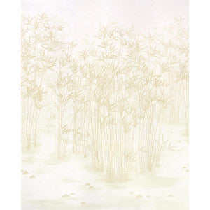 Kanji Natural 5011791 by Schumacher Designer Wallpaper