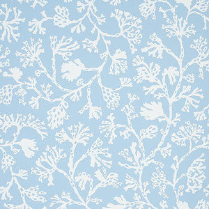 Anthoza Sky 5012130 by Schumacher Designer Wallpaper
