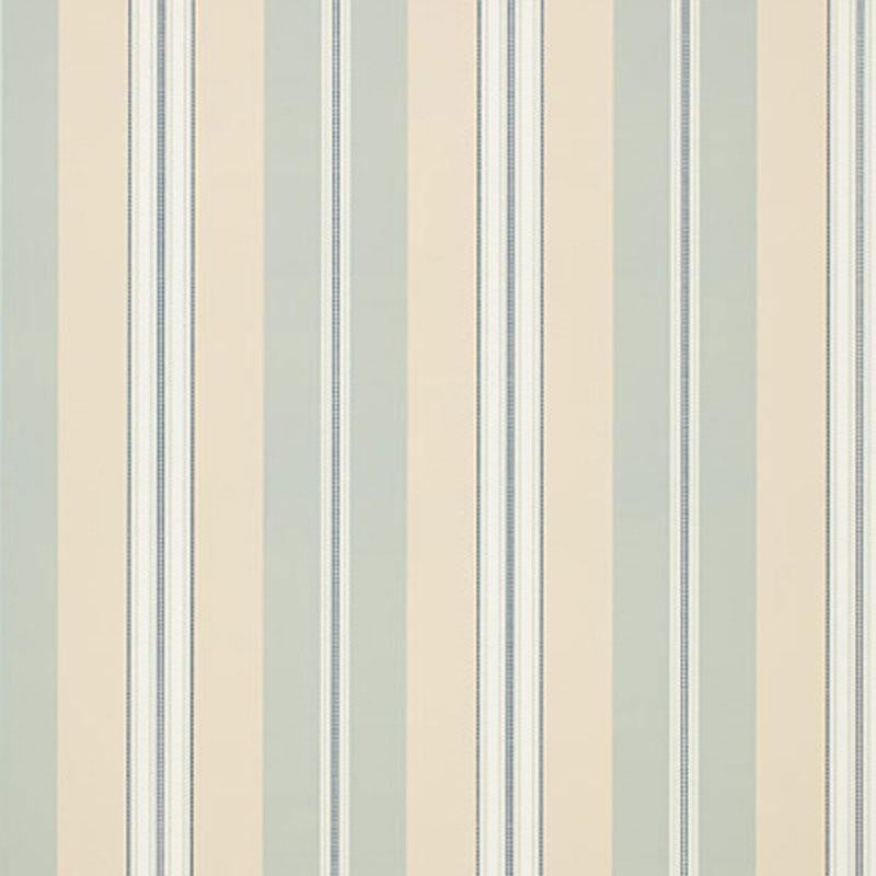Chalon Stripe Sky 5002483 by Schumacher Designer Wallpaper Essential - Swanky Fabrics -