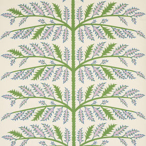 Thistle Ivory 5011430 by Schumacher Designer Wallpaper