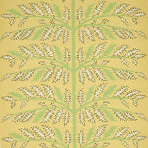 Thistle Mustard 5011432 by Schumacher Designer Wallpaper