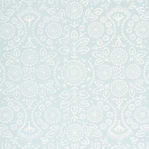 Tiana Sky 5011840 by Schumacher Designer Wallpaper