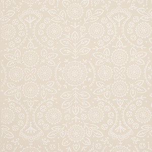 Tiana Natural 5011841 by Schumacher Designer Wallpaper
