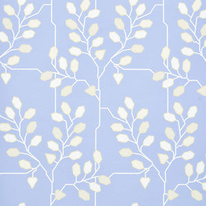 Tumble Weed Bluebell 5011422 by Schumacher Designer Wallpaper