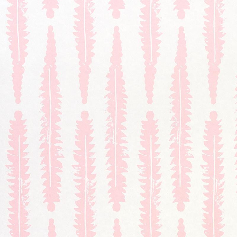 Fern Pink 5011110 by Schumacher Designer Wallpaper Molly Mahon 3.33" - Swanky Fabrics -