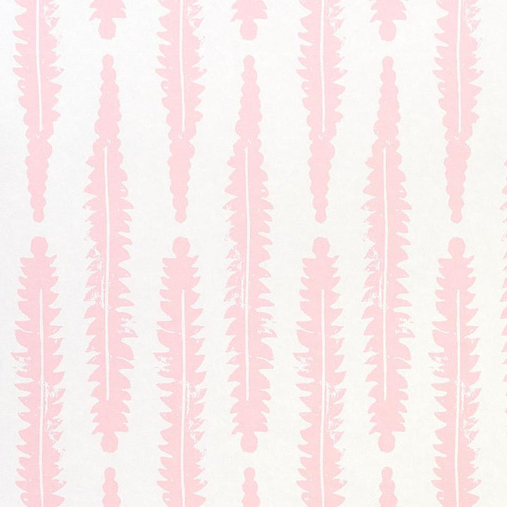 Fern Pink 5011110 by Schumacher Designer Wallpaper Molly Mahon 3.33" - Swanky Fabrics -