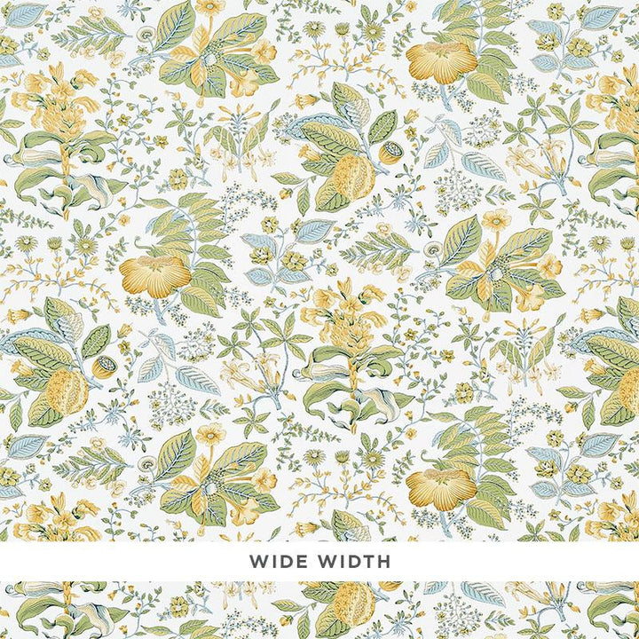 Pomegranate Botanical Citron 5010442 by Schumacher Designer Wallpaper Schumacher Classics 18.0" - Swanky Fabrics -