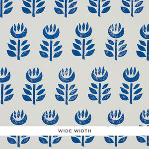 Rosenborg Navy 5011333 by Schumacher Designer Wallpaper