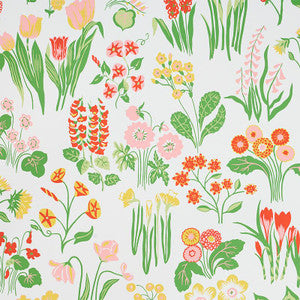 Carly Pink 5010770 by Schumacher Designer Wallpaper