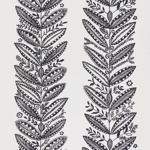 Eland Black 5010832 by Schumacher Designer Wallpaper
