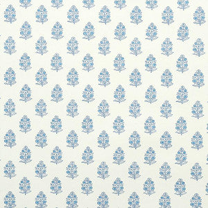 Aditi Blue 5011930 by Schumacher Designer Wallpaper