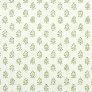 Aditi Green 5011931 by Schumacher Designer Wallpaper
