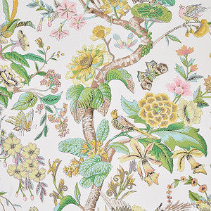 Cranley Garden Pink 5011721 by Schumacher Designer Wallpaper