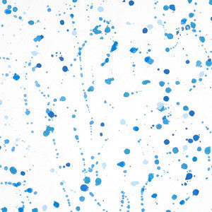 Ink Splash Blue 5012181 by Schumacher Designer Wallpaper