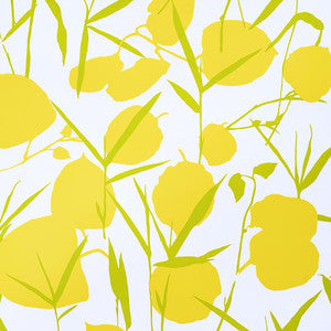 Joan Yellow 5010780 by Schumacher Designer Wallpaper