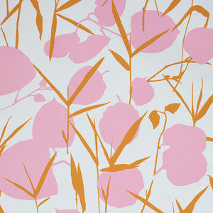 Joan Pink 5010781 by Schumacher Designer Wallpaper