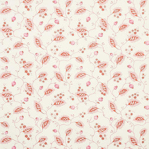 Maryam Vine Pink & Red 5011602 by Schumacher Designer Wallpaper