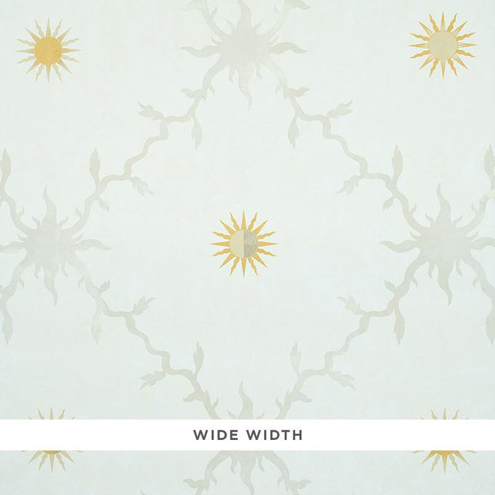 Palladio Trellis Neutral 5011371 by Schumacher Designer Wallpaper Misterioso 54.0" - Swanky Fabrics -
