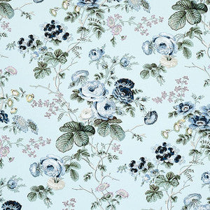 Salisbury Celadon 5012060 by Schumacher Designer Wallpaper