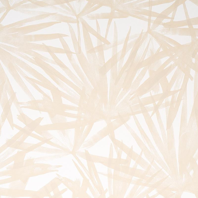 Sunlit Palm Sand 5010563 by Schumacher Designer Wallpaper Natura 27.0" - Swanky Fabrics -