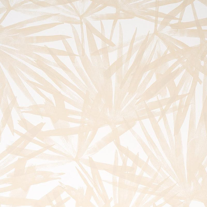 Sunlit Palm Sand 5010563 by Schumacher Designer Wallpaper Natura 27.0" - Swanky Fabrics -