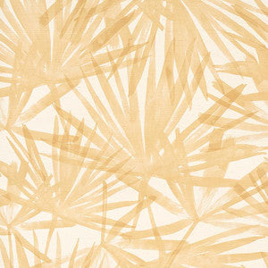 Sunlit Palm Sisal Wheat 5012041 by Schumacher Designer Wallpaper