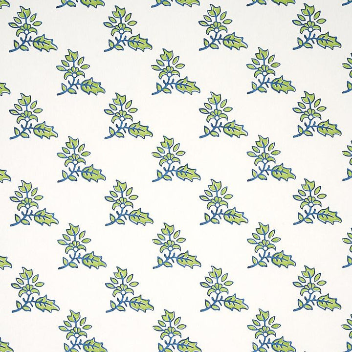 Torbay Green 5011920 by Schumacher Designer Wallpaper Jacaranda 27.0" - Swanky Fabrics -