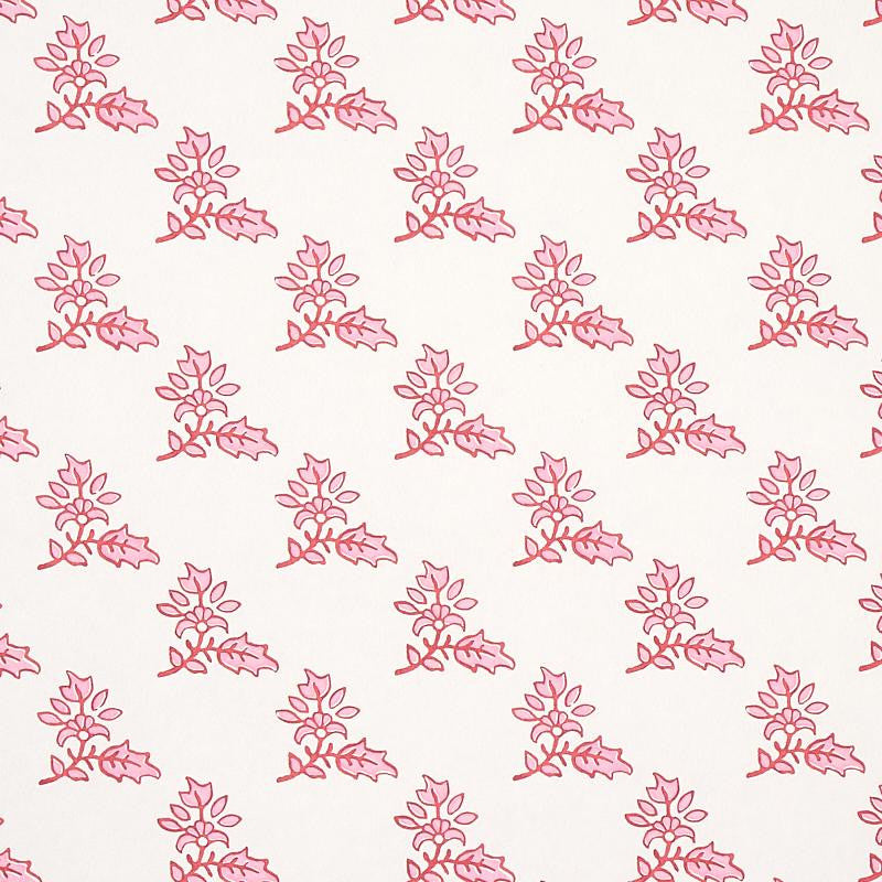 Torbay Pink 5011922 by Schumacher Designer Wallpaper Jacaranda 27.0" - Swanky Fabrics -