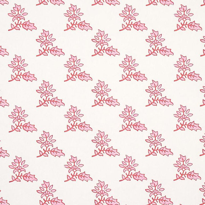 Torbay Pink 5011922 by Schumacher Designer Wallpaper Jacaranda 27.0" - Swanky Fabrics -