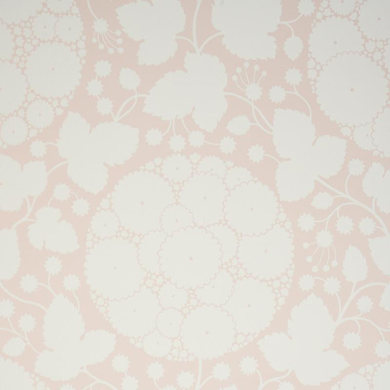 Marianne Blush 5010721 by Schumacher Designer Wallpaper Flower Power 27.0" - Swanky Fabrics -