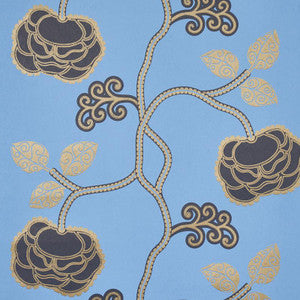 Queen Fruit Lapis 5011412 by Schumacher Designer Wallpaper