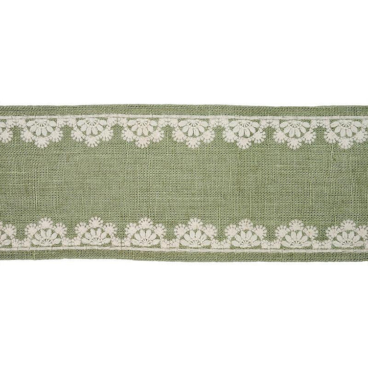 Cecily Tape Sage 77570 by Schumacher Designer Trim New Traditional - Swanky Fabrics -