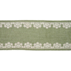 Cecily Tape Sage 77570 by Schumacher Designer Trim