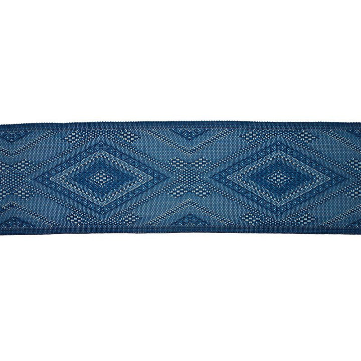 Boulton Tape Blue 77591 by Schumacher Designer Trim New Traditional - Swanky Fabrics -