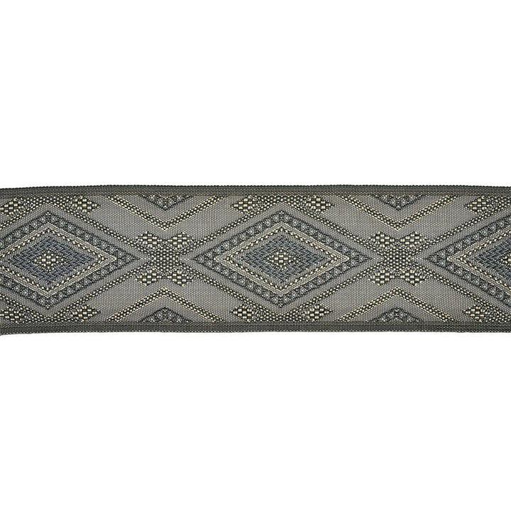 Boulton Tape Charcoal 77592 by Schumacher Designer Trim New Traditional Ii - Swanky Fabrics -