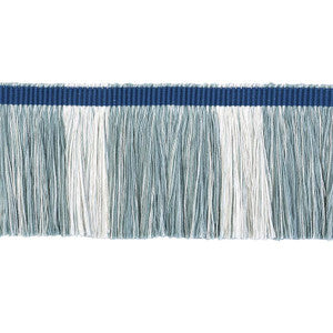 Calcada Fringe Mineral 78981 by Schumacher Designer Trim
