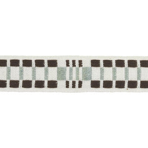 Carmo Tape Narrow Sage 78992 by Schumacher Designer Trim