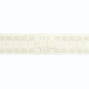 Carmo Tape Narrow Ivory 78993 by Schumacher Designer Trim