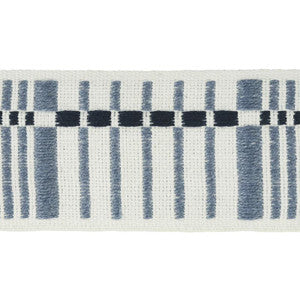 Carmo Tape Medium Indigo 79000 by Schumacher Designer Trim