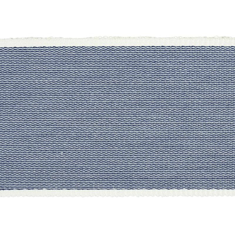 Sandpiper Tape Wide Blue 79380 by Schumacher Designer Trim Happy Together - Swanky Fabrics -