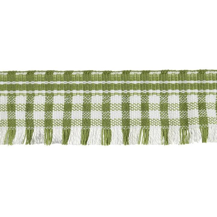 Rosaly Tape Green 79390 by Schumacher Designer Trim Marie-Chantal - Swanky Fabrics -