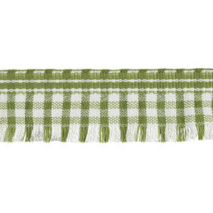 Rosaly Tape Green 79390 by Schumacher Designer Trim