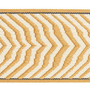 Arcure Ripple Tape Mustard 79700 by Schumacher Designer Trim