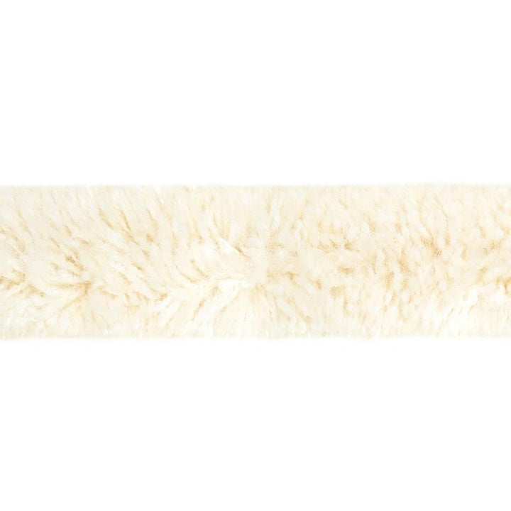 Tuft Braid Tape Ivory 79730 by Schumacher Designer Trim Neisha Crosland - Swanky Fabrics -